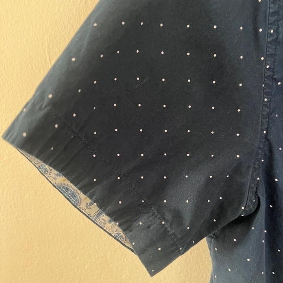 Denim & Flower Blue Casual Button Down Shirt 310 - Picture 4 of 12